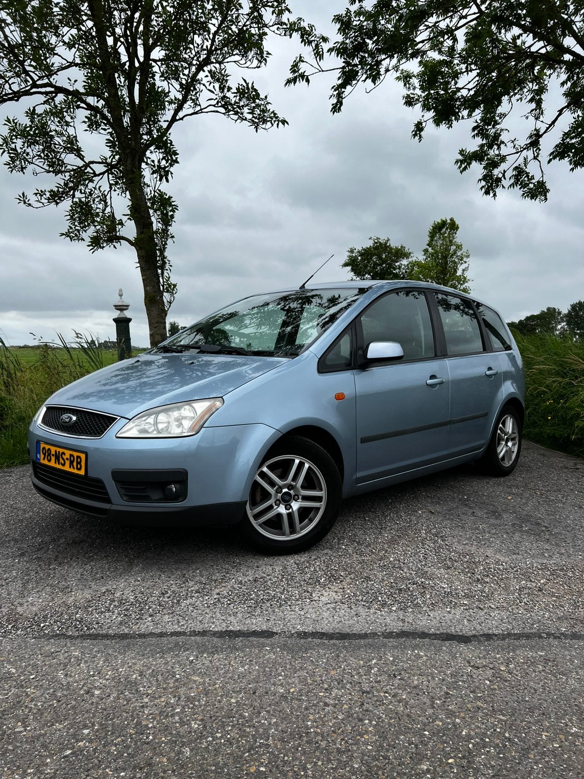 Zeer betrouwbare !!  Ford C-Max 1.8 nieuwe apk !!!, Voorwielaandrijving, 1287 kg, 4 cilinders, Blauw