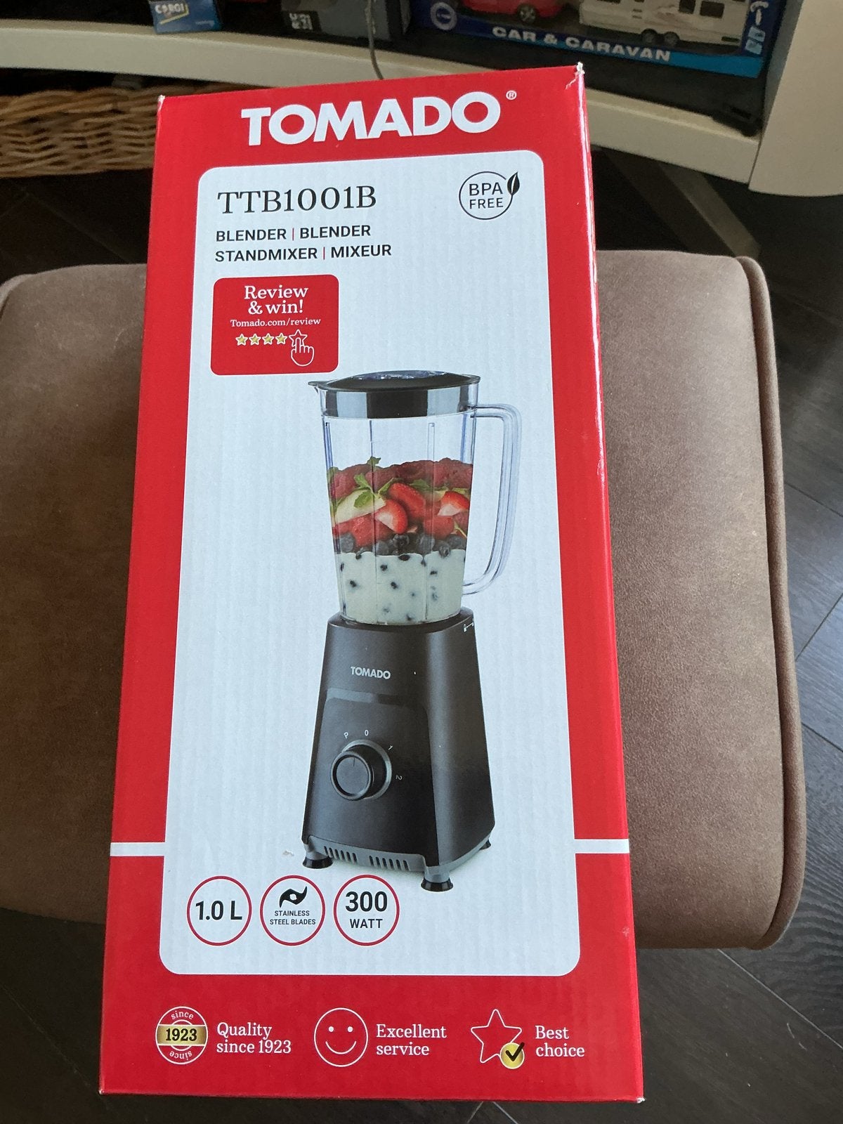 TOMADO TTB1001B Blender - Nieuw in doos, Ophalen, Nieuw, Blender