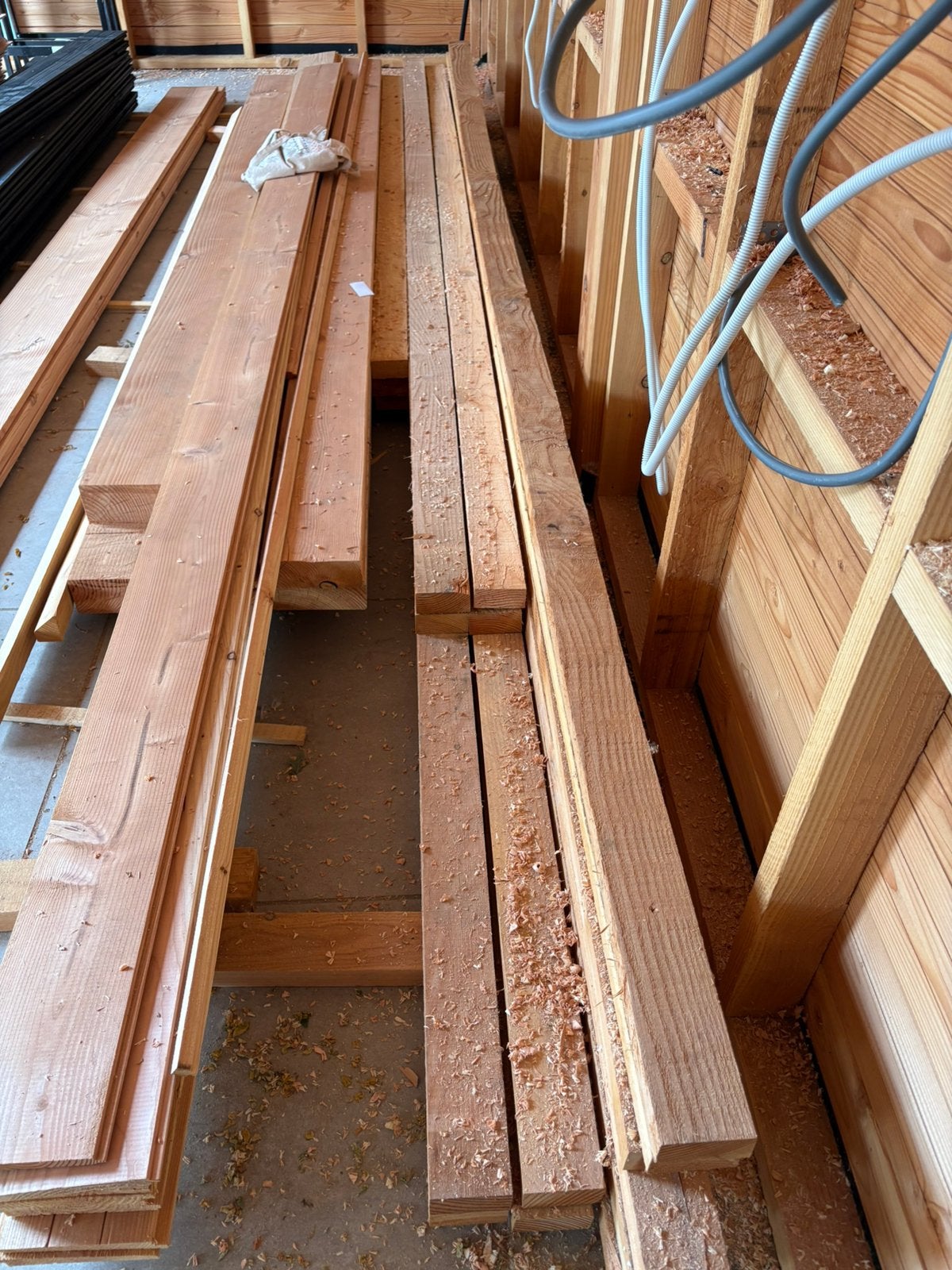 Douglas balken + paal geschaafd, Doe-het-zelf en Verbouw, Hout en Planken, Ophalen, Overige typen, Nieuw, Overige houtsoorten