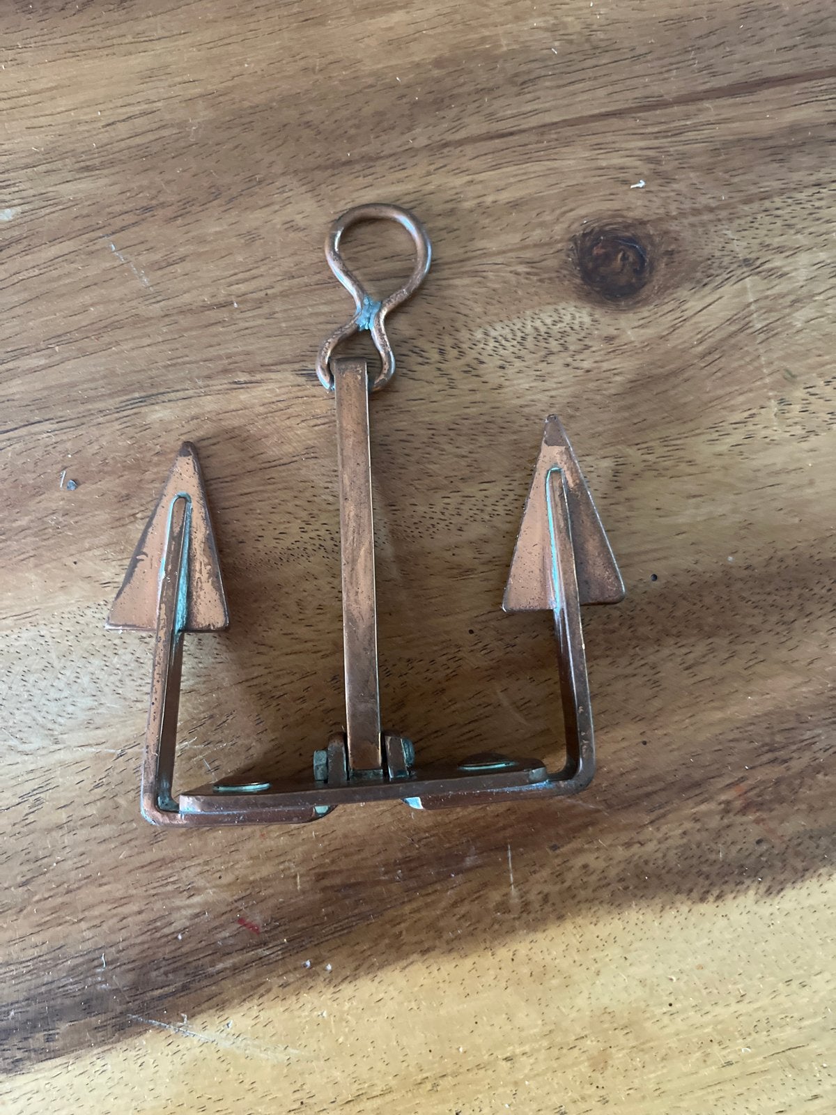 Koperen Anker Decoratie - Vintage Stijl, Antiek en Kunst, Ophalen of Verzenden, Koper