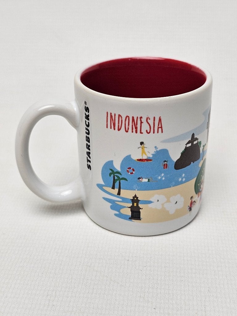 # Starbucks Indonesie Mokje - 89 ml, Huis en Inrichting, Keuken | Servies, Gebruikt, Ophalen of Verzenden, Kom(men), Overige stijlen