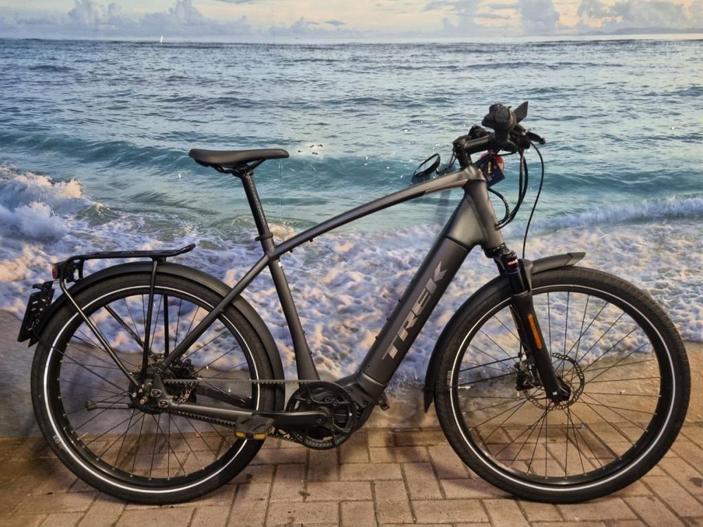 Trek Allant+ 9S, XL, riemaandrijving, 625Wh Bosch midd Heren, Fietsen en Brommers, Elektrische fietsen, Overige merken, Gebruikt