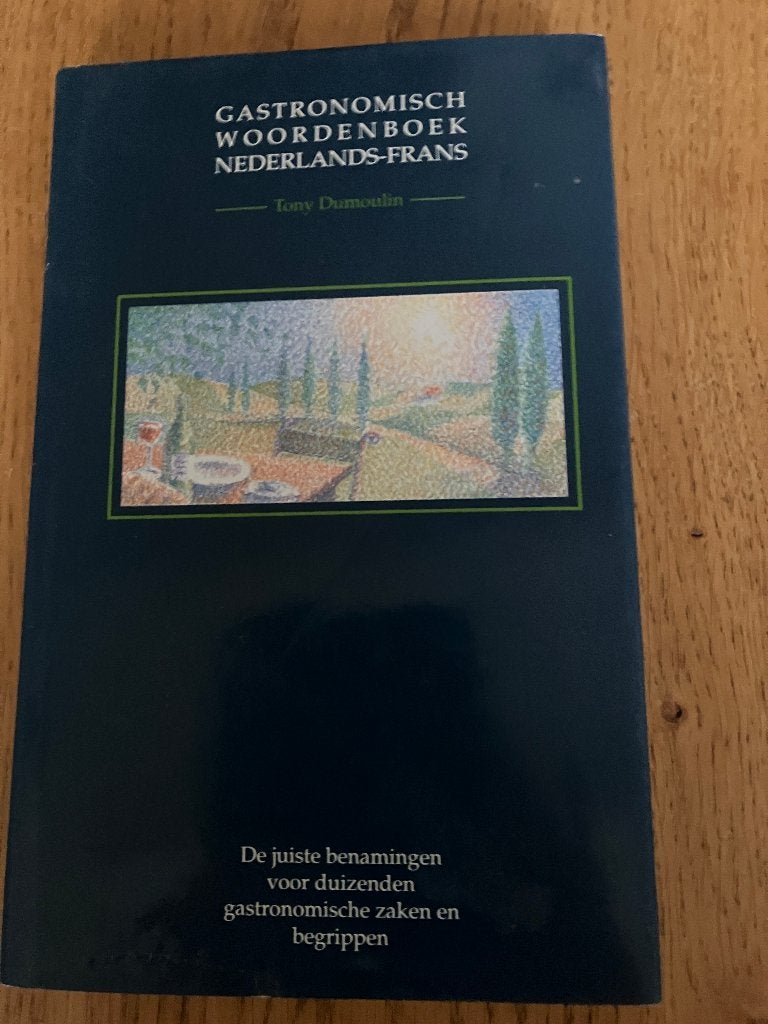 Dumoulin: gastronomisch woordenboek Nederlands-Frans (2X), Ophalen of Verzenden, Zo goed als nieuw, Van Dale, Frans