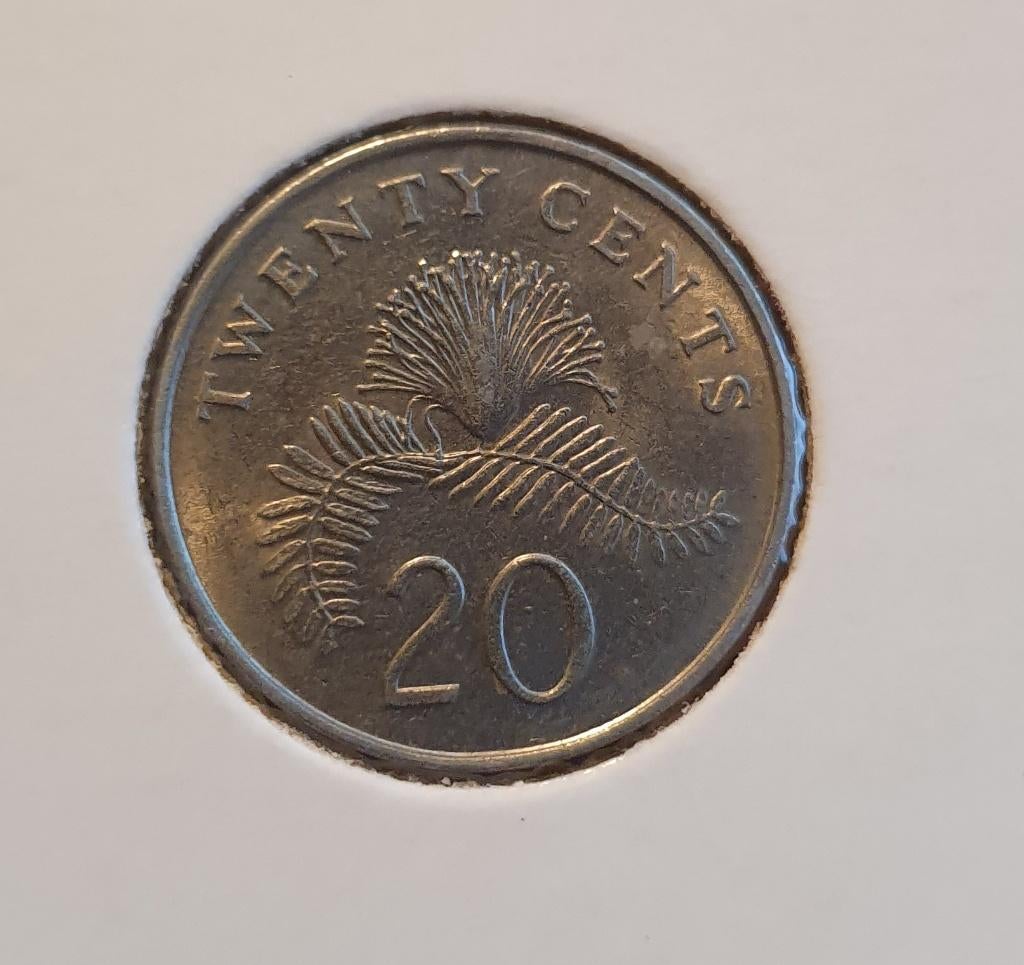 Singapore - 20 Cents 1988, Verzenden, Zuidoost-Azië, Losse munt