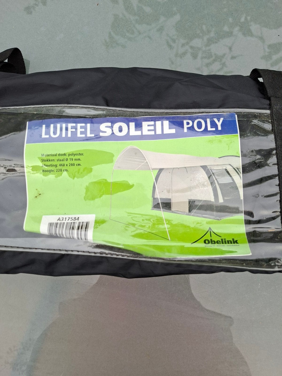 Obelink Luifel Soleil Poly - Nieuw in verpakking, Ophalen of Verzenden, Nieuw