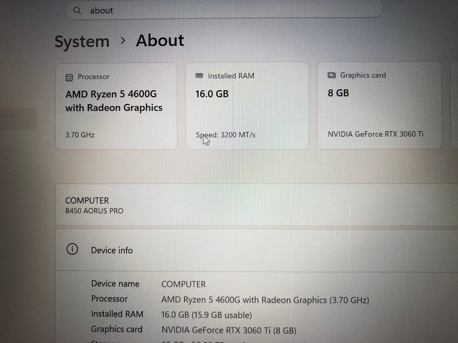 Foto 6 van Gaming PC | Ryzen 5 | RTX 3060 Ti | 16gb RAM | 2.5TB Opslag