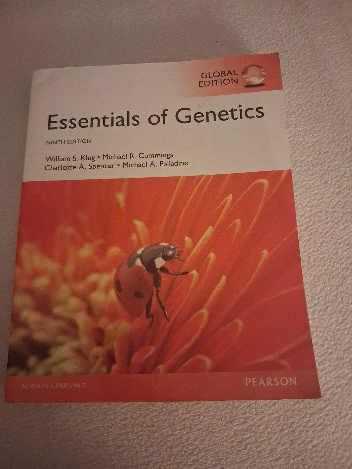 Essentials of Genetics - Global Edition (9e), William S. Klug et. al, 4 auteurs, Zo goed als nieuw, Beta, HBO