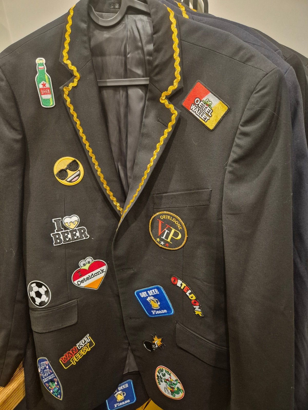 Carnavalsjasje Oeteldonk met patches, Kleding | Heren, Ophalen, Gedragen, Carnaval, Kleding