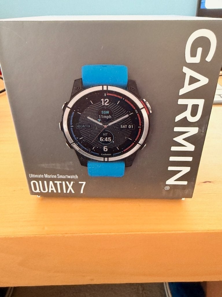 Garmin Quatix 7 horloge, Zwart, Ophalen of Verzenden, Zo goed als nieuw, Garmin (compatibel)