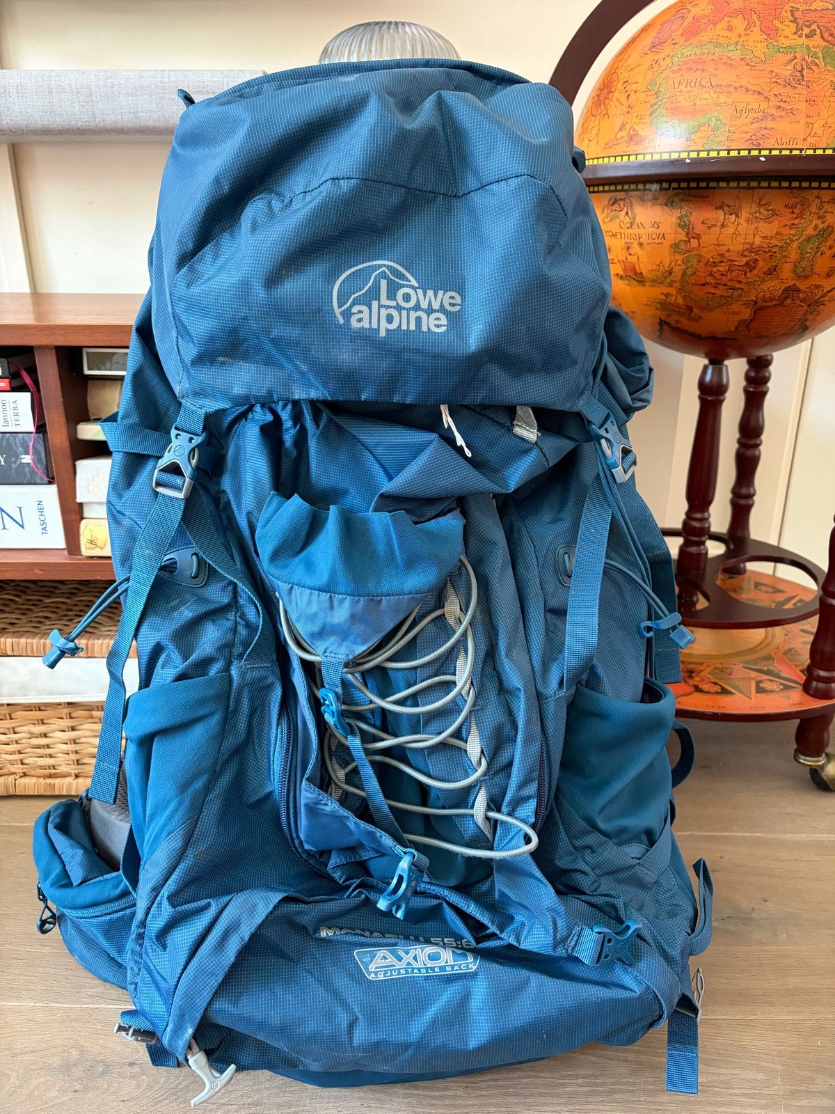 Lowe Alpine Manaslu 55:65 Trekkingrugzak backpack, Gebruikt, 25 tot 40 cm, Trekking, 60 cm of meer