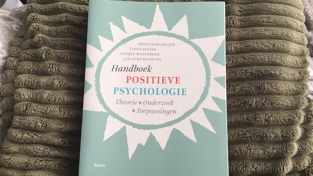Handboek Positieve Psychologie (professioneel), Boeken, Ophalen of Verzenden, Zo goed als nieuw, Sociale psychologie