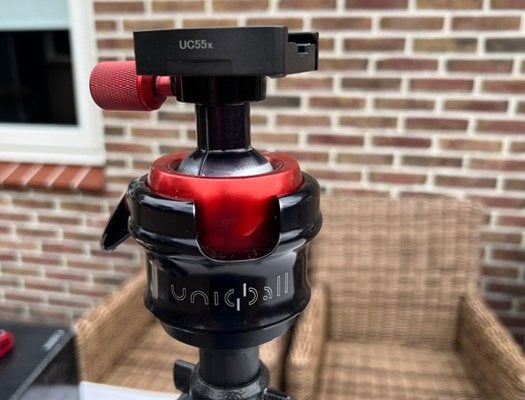 Gitzo statief 2510 met UNIC BALL Balhooft, Flexibele poten, Zo goed als nieuw, 125 tot 150 cm, Gitzo