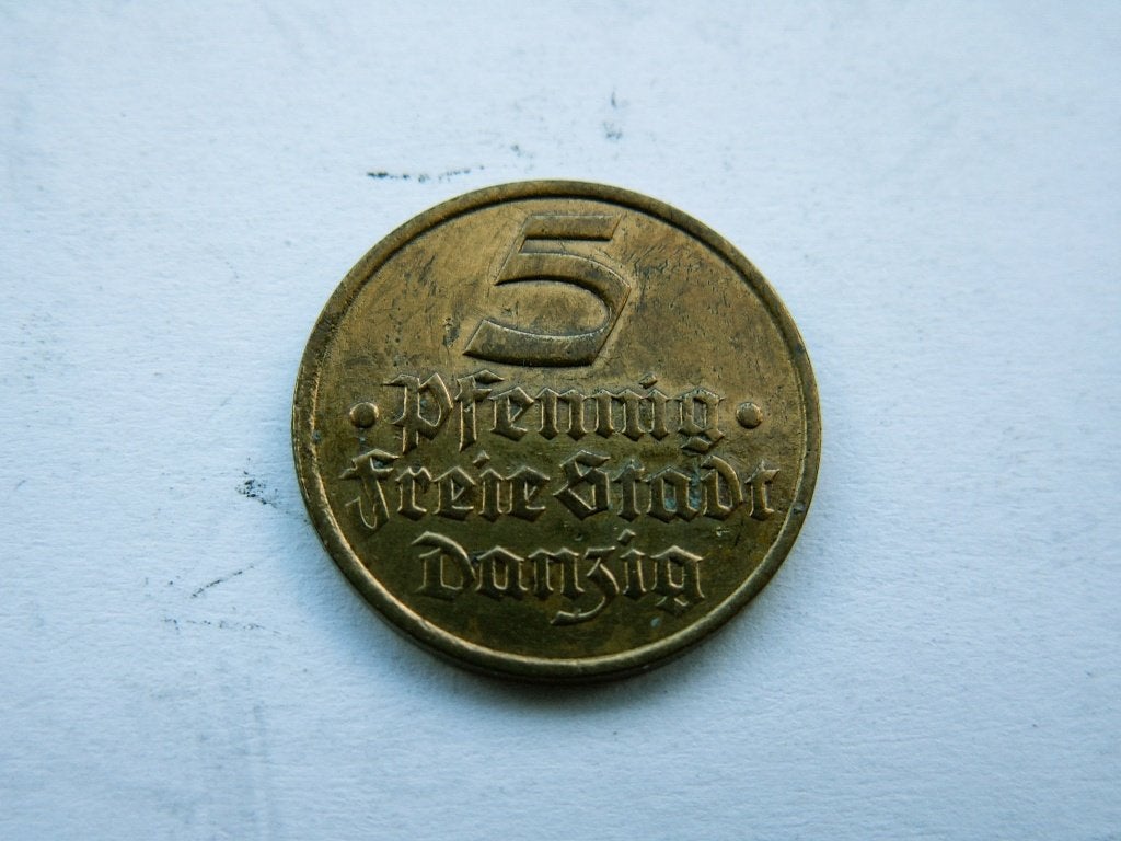 Duitsland-DANZIG.  5 Pfennig - 1932, Verzenden, Duitsland, Losse munt