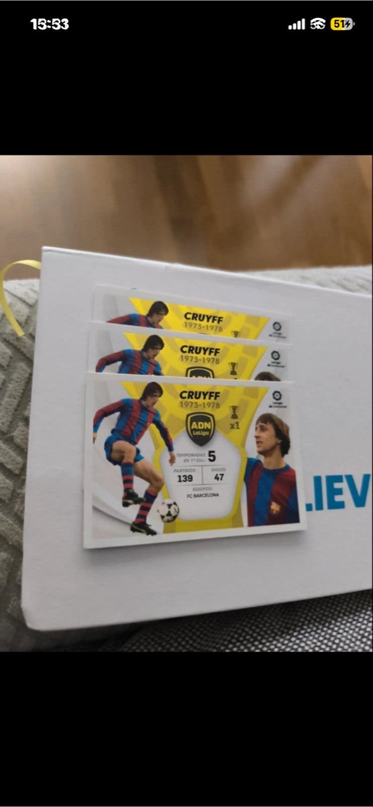 Johan Cruijff FC Barcelona Spelerskaart 1973-1978, Ophalen of Verzenden, Zo goed als nieuw, Buitenlandse clubs, Spelerskaart