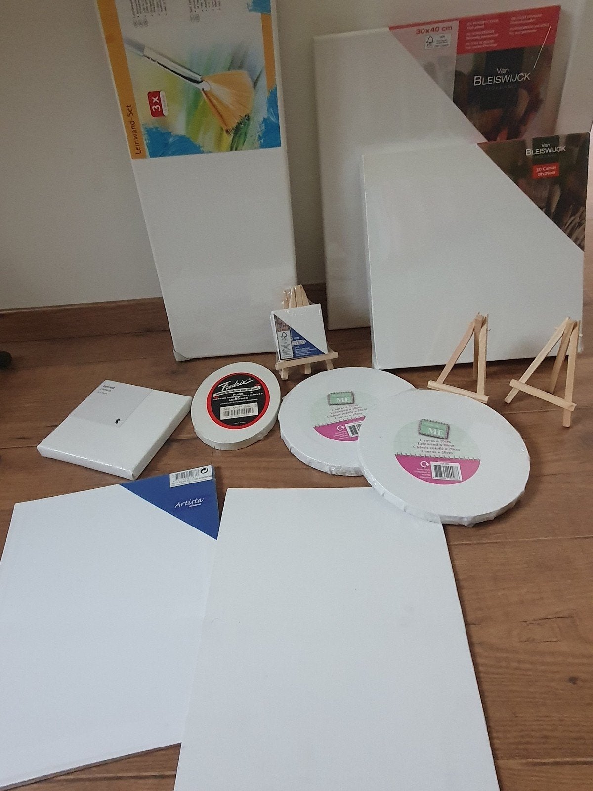 Nieuw , 14 Canvassen,  , diverse afmetingen, vormen., Hobby en Vrije tijd, Ophalen of Verzenden, Nieuw