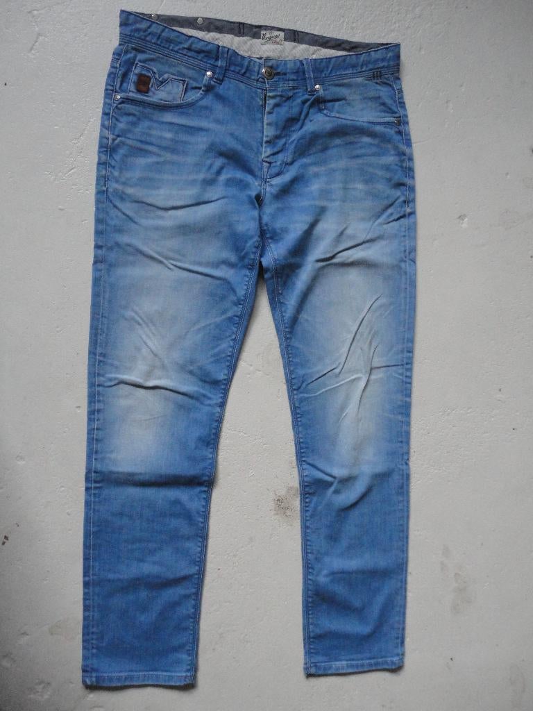 Mooi blauwe spijkerbroek van VANGUARD maat 34/34, Blauw, Ophalen of Verzenden, Zo goed als nieuw, Vanguard