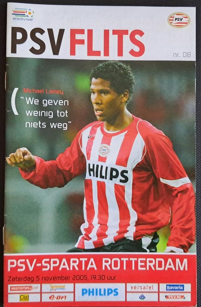 PSV - Sparta 2005/2006, Verzamelen, Ophalen of Verzenden, Zo goed als nieuw, PSV, Boek of Tijdschrift