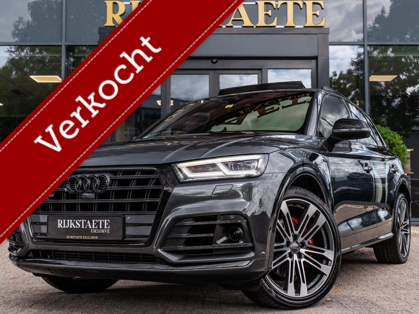 Audi SQ5 3.0 TFSI SQ5 Quattro Pro Line Plus|PANO|B&O|HEAD-UP, Auto's, Automaat, Dealer onderhouden, Gebruikt, 2995 cc