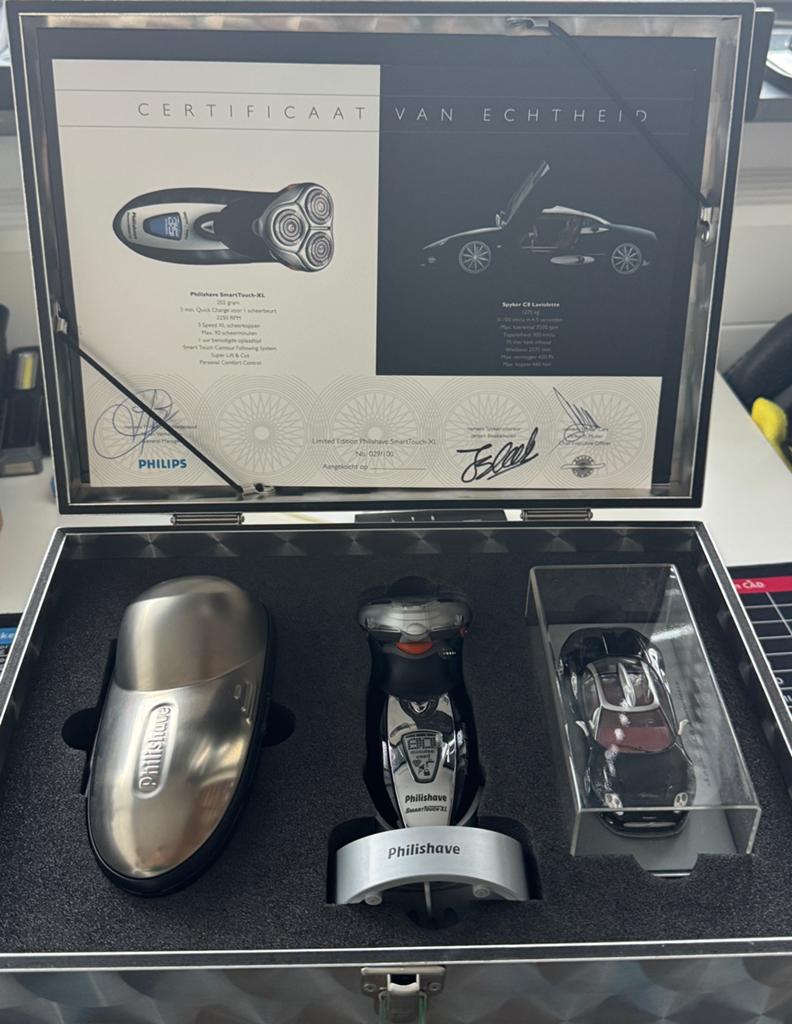 Zeer Exclusieve Spyker/Philipshave Box 029/100 (nieuw), Ophalen of Verzenden