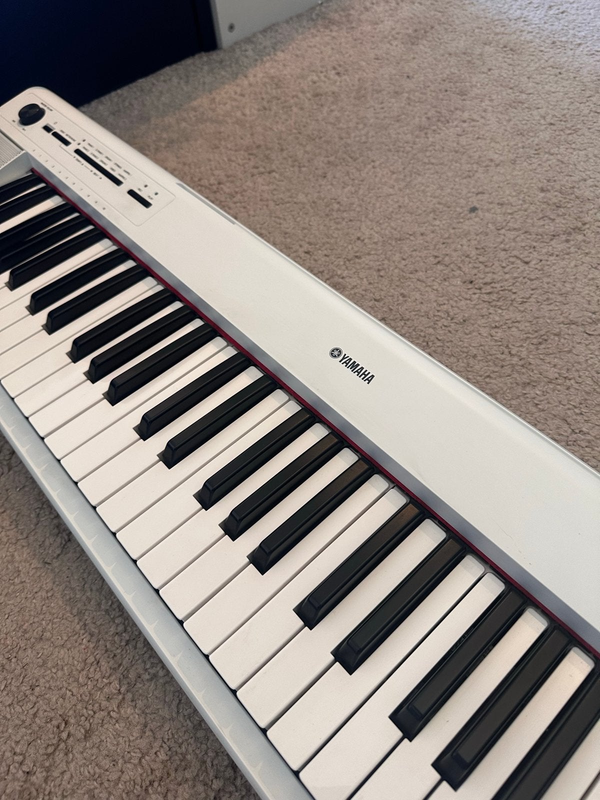 Yamaha Piaggero NP-12 Piano Wit, Muziek en Instrumenten, Ophalen, Zo goed als nieuw, Wit, Digitaal