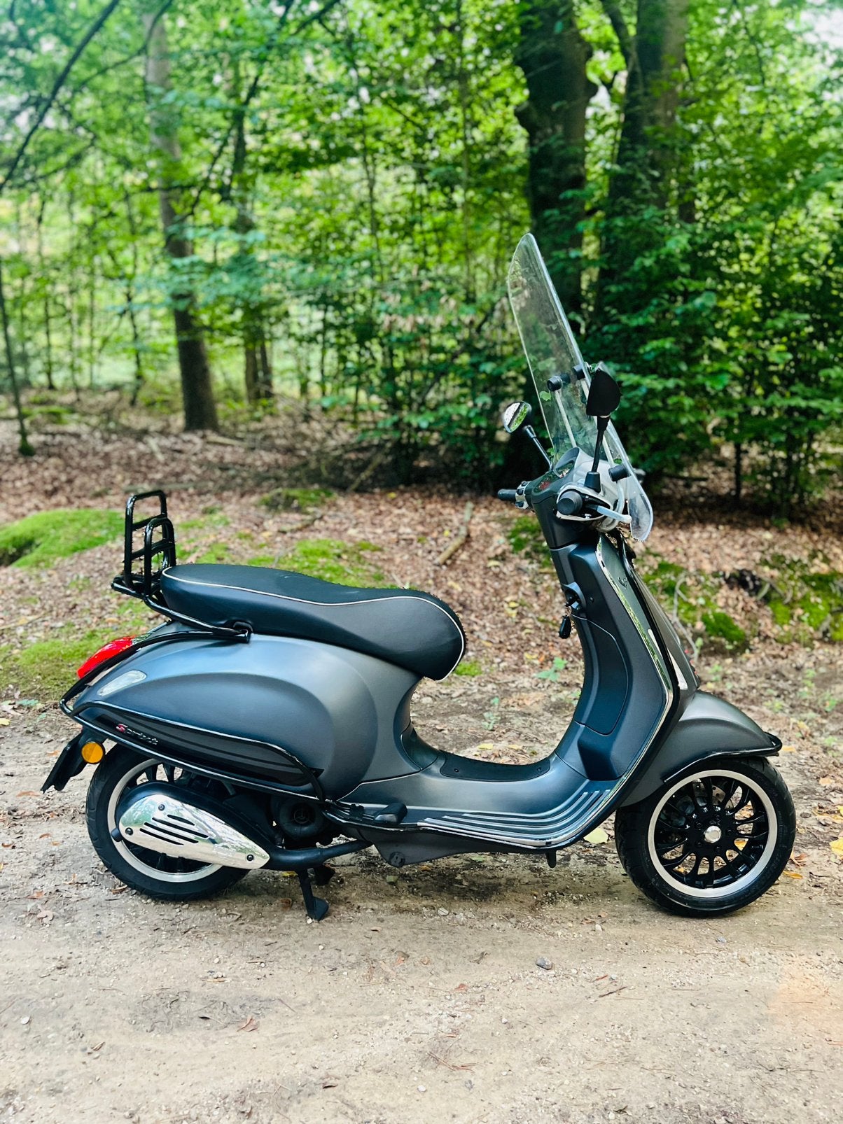 Vespa Sprint 2017 4T 2V | Volledige historie | Titanio Grey, Ophalen, Gebruikt, Benzine, 50 cc