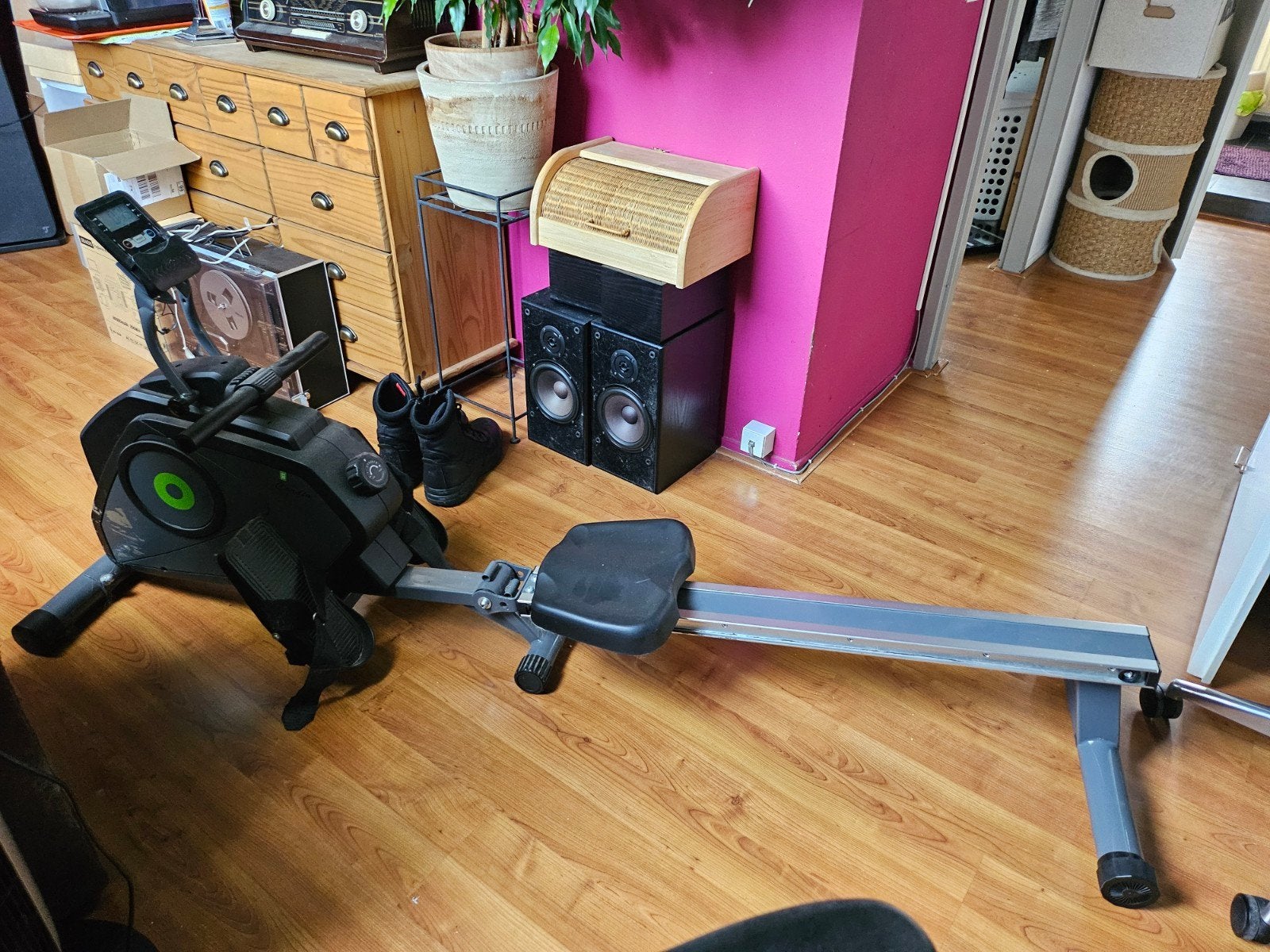 Tunturi Cardio Fit R20 Roeitrainer, Ophalen, Gebruikt, Metaal, Roeitrainer