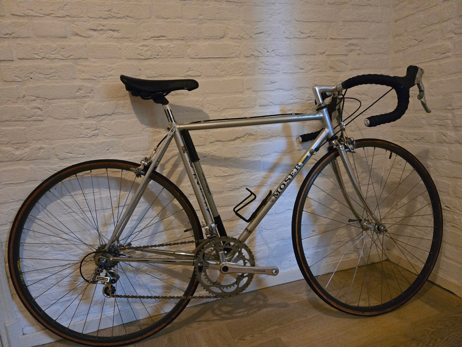 te koop hele mooie moser racefiets dura ace afgemonteerd., Fietsen en Brommers, Ophalen, Zo goed als nieuw, Meer dan 20 versnellingen