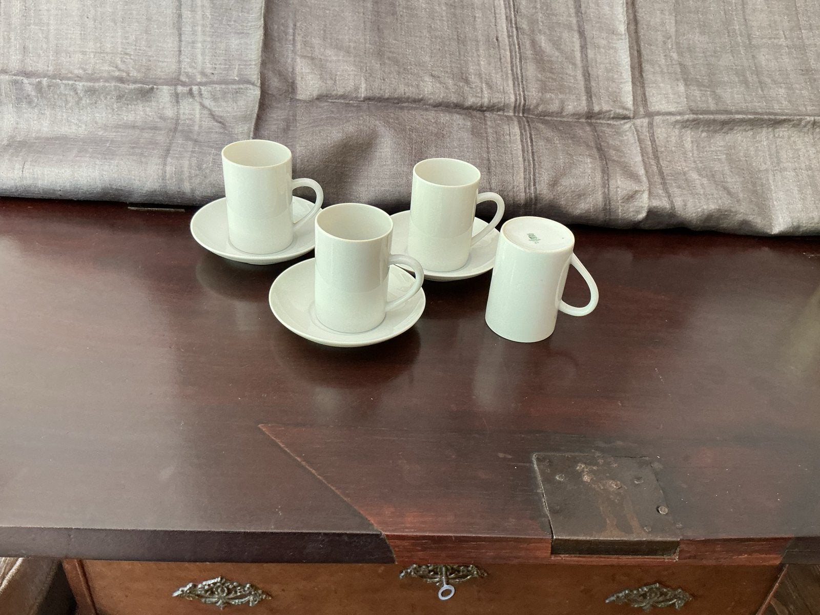Set van 3vintage Langenthal Suisse expresso kopjes, Gebruikt, Overige merken, Vintage, Ophalen of Verzenden