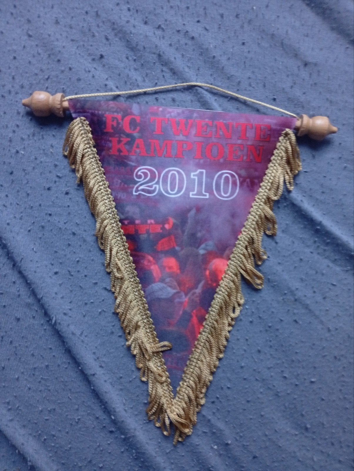 F.C. TWENTE 2010 kampioens vaantje, Ophalen of Verzenden, Zo goed als nieuw, F.C. Twente, Vaantje of Sjaal
