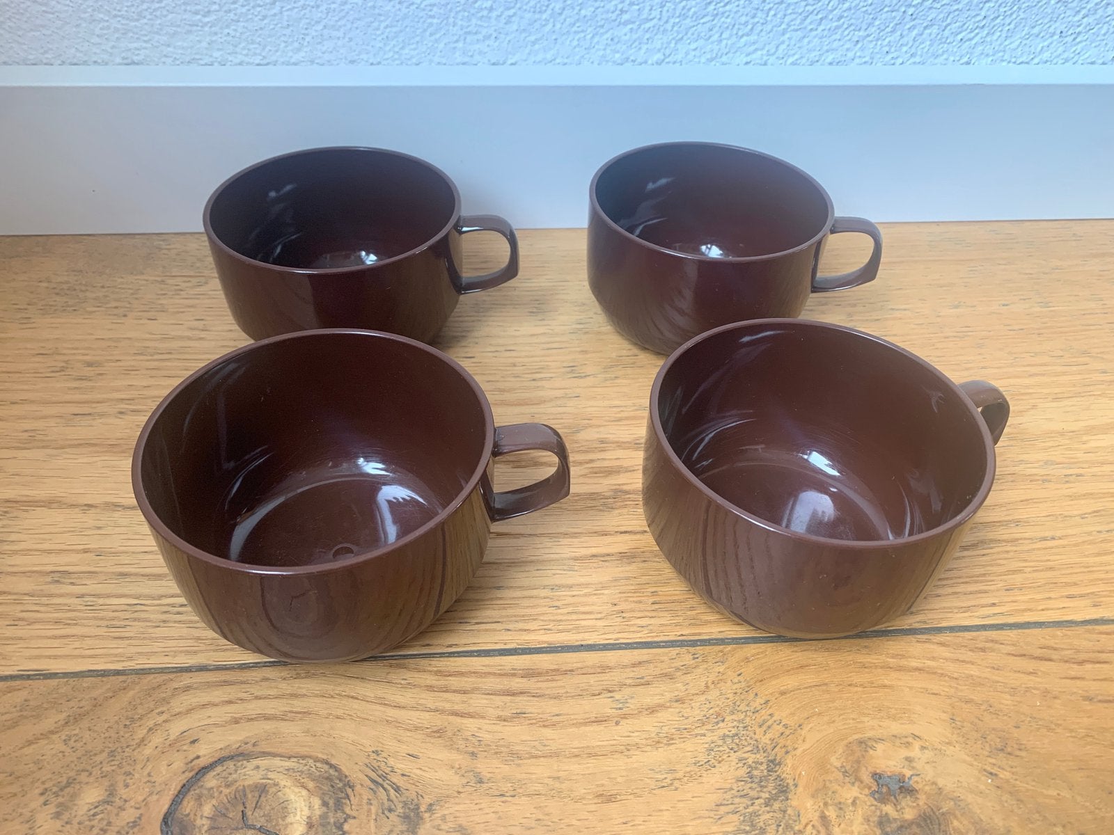Set vintage Mepal soepkommen (model 418) uit de jaren '70, Ophalen of Verzenden, Gebruikt