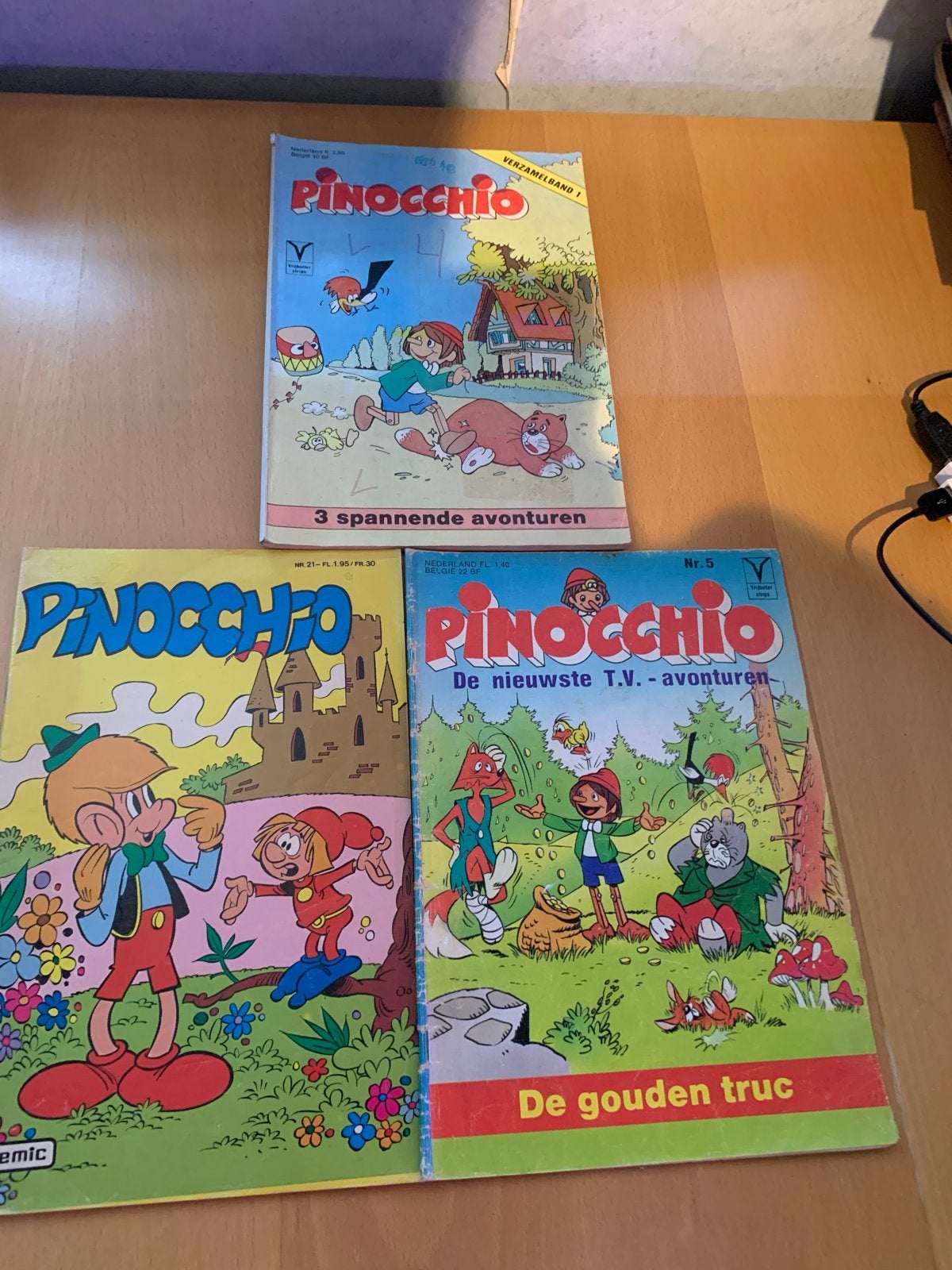 Pinocchio stripboeken - 3 stuks, waaronder verzamelband, Boeken, Stripboeken, Meerdere stripboeken, Ophalen of Verzenden, Gelezen