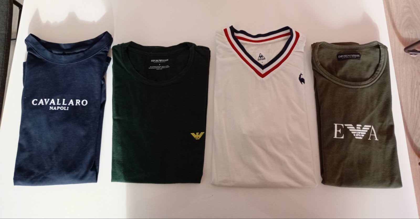 4 heren merk T-Shirtjes maat S, Kleding | Heren, Ophalen of Verzenden, Zo goed als nieuw