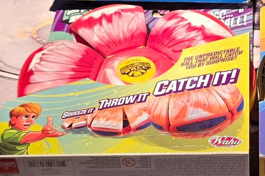 Wahu Phlat Ball Throw a disc catch a ball Rood, Ophalen of Verzenden, Nieuw
