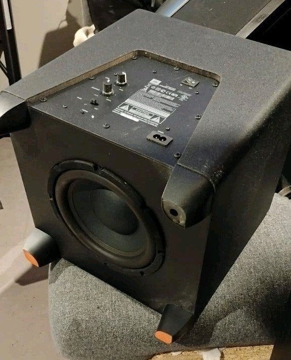 JBL Cinema SB400 subwoofer - losse sub, Gebruikt, Ophalen of Verzenden, 60 tot 120 watt, Basreflex