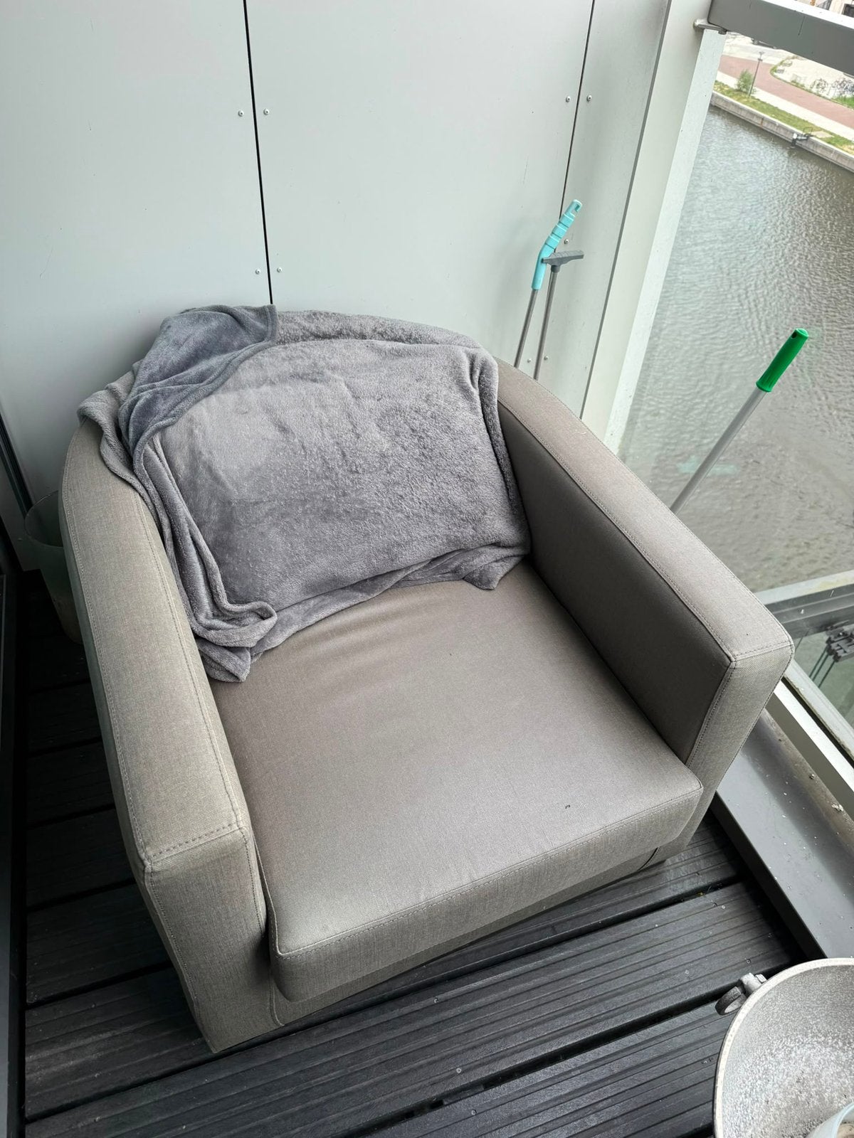 2 comfortabele loungestoelen, Huis en Inrichting, Ophalen, Zo goed als nieuw, 75 tot 100 cm, Minder dan 150 cm