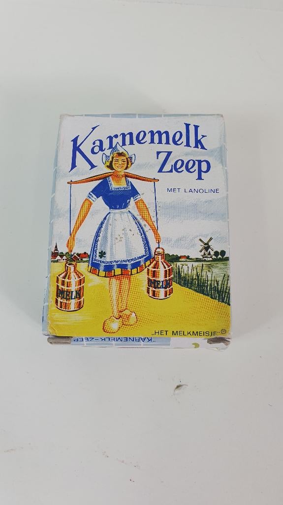 Doosje Melkmeisje Karnemelk Zeep, vintage. 4C7, Tweedehands verkoop, Tweedehands verkoop, Gebruikt, Geen@idee.nl