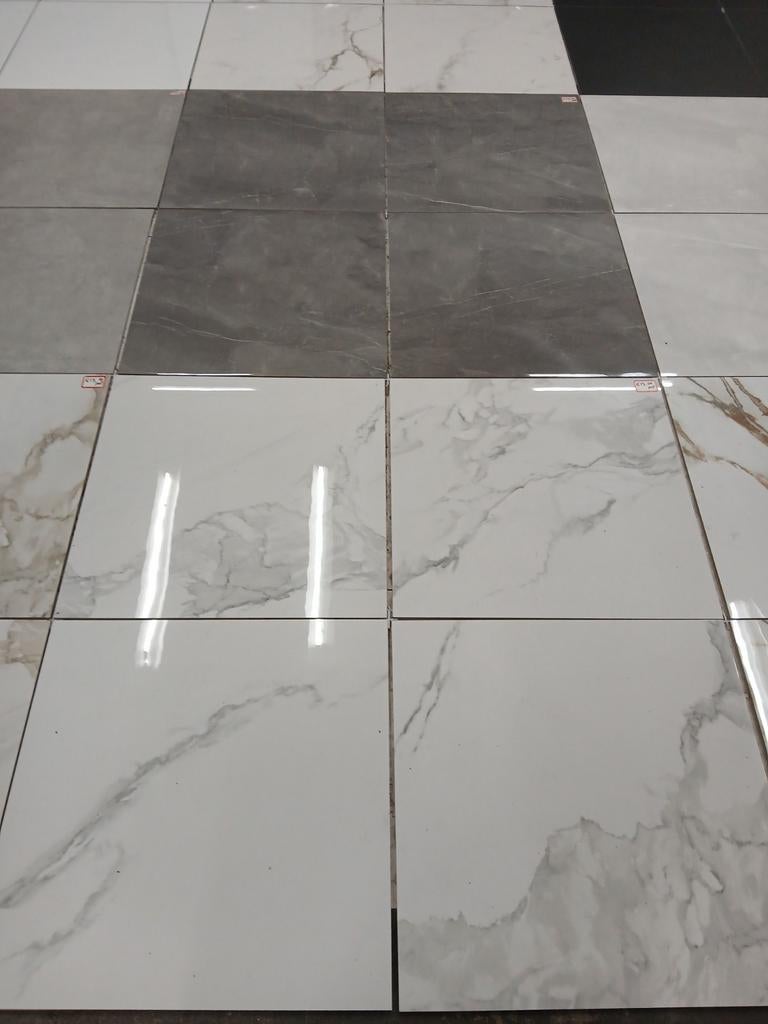 60X60 ll MARMERLOOK €17,50 pm2 ll SUPERGOEDKOOP!!! VOORRAAD, Doe-het-zelf en Verbouw, Tegels, Ophalen, 60 cm of meer, Nieuw, 10 m² of meer