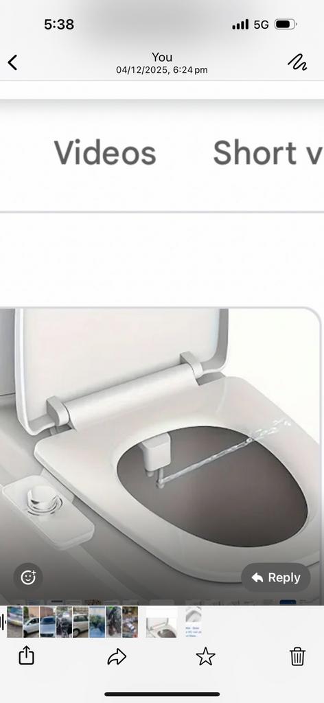 Bidet douche NIEUW – van €25 naar €10 | OP=OP, Ophalen of Verzenden, Zo goed als nieuw, Douche