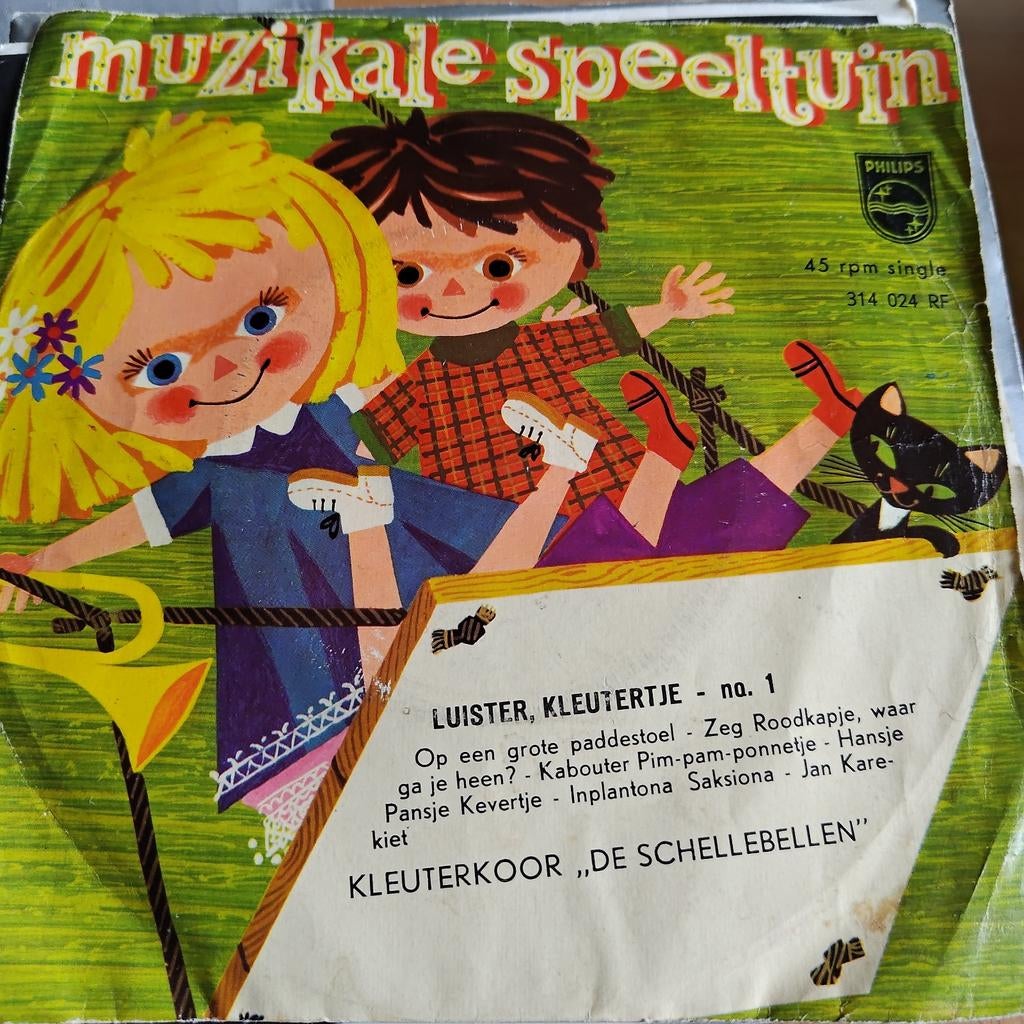 Muzikale Speeltuin - Kleuterkool 'De Schellebellen', Cd's en Dvd's, Ophalen of Verzenden, 7 inch