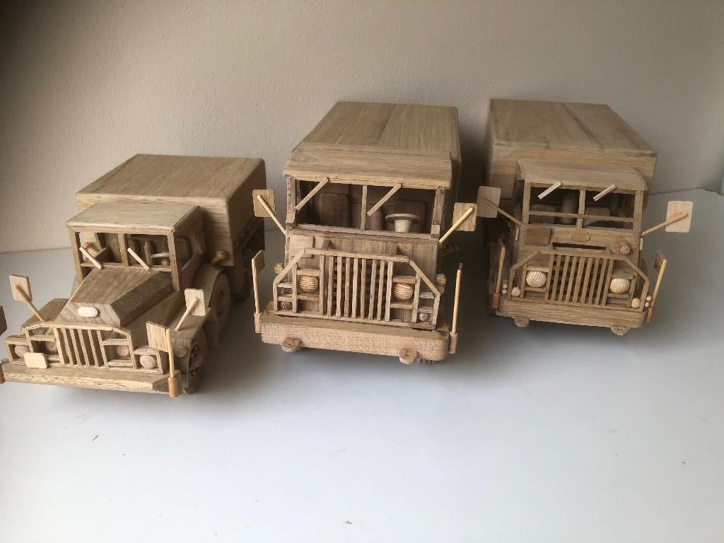 DAF legervoertuigen YA 126, YA 314/324, YA 328 schaal 1:25, Ophalen of Verzenden, Landmacht, Nederland, Miniatuur of Beeldje