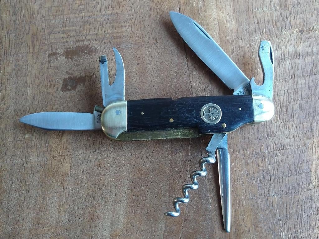 Böker 182 Sportmesser jaren '30 ebbenhout, Ophalen