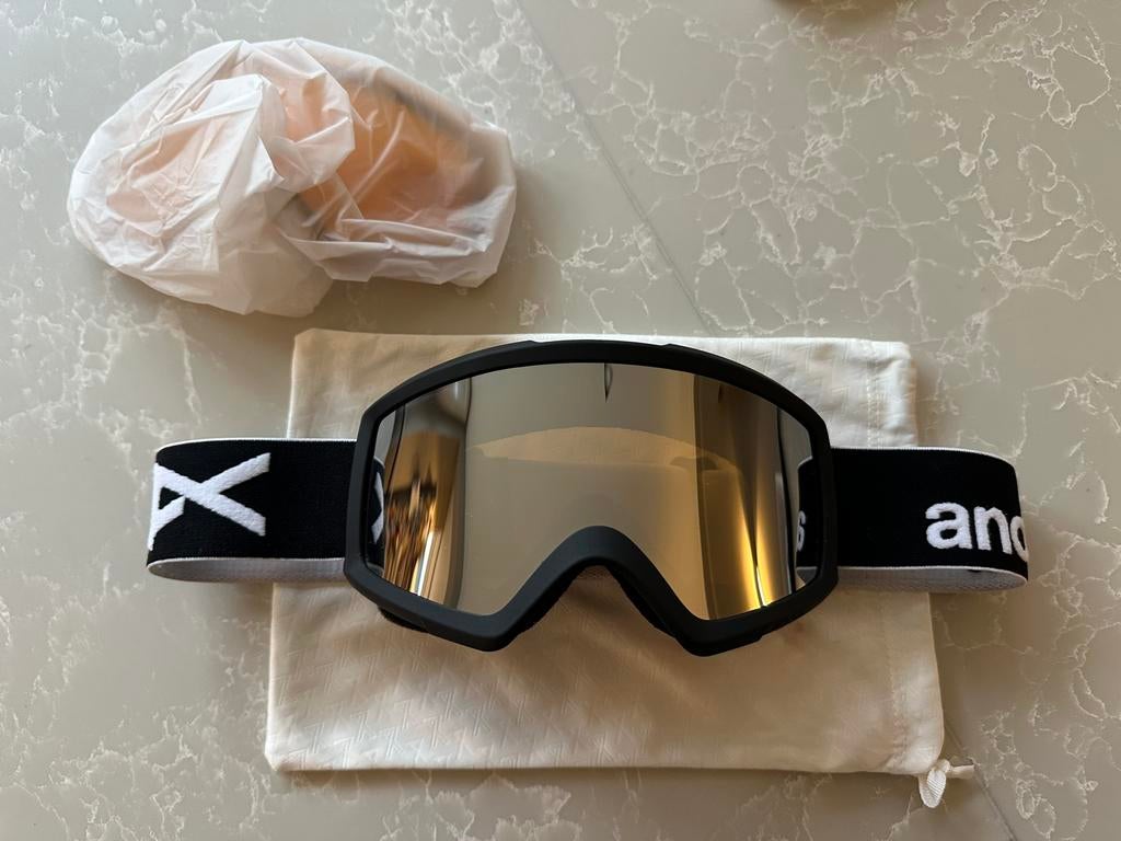 Anon Helix 2.0 zilver zwart met bonus lens, Overige merken, Overige typen, Nieuw, Ophalen of Verzenden