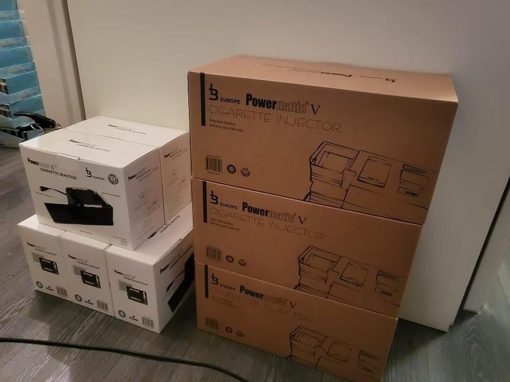 Powermatic 2, 3, 4 & 5 demo sigarettenmachines met garantie, Lb.europevof@gmail.coma, Ophalen of Verzenden, Zo goed als nieuw
