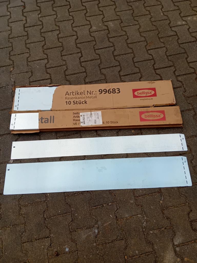 Nieuw 30meter verzinkt metalen borderranden / kantopsluiting, Ophalen, Overige materialen, ., Nieuw