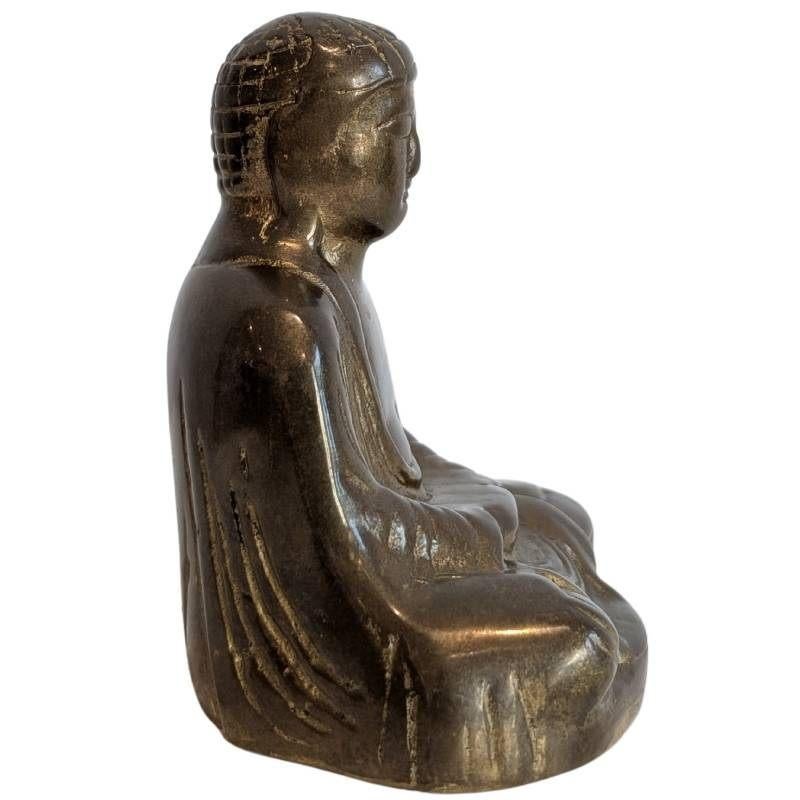 Vintage Chinees bronzen Boeddhabeeld LOT 136, Ophalen of Verzenden, Gebruikt