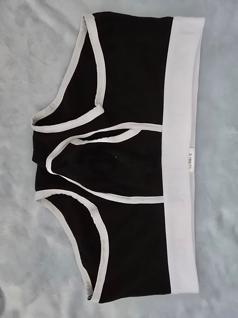 Zwarte slip met witte rand maat S, Ophalen of Verzenden, Zwart, Slip