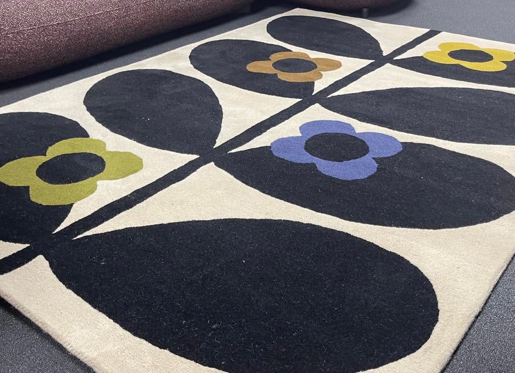 Brink en Campman Orla Kiely Wild Rose tapijt, Ophalen, 150 tot 200 cm, Rechthoekig, Nieuw