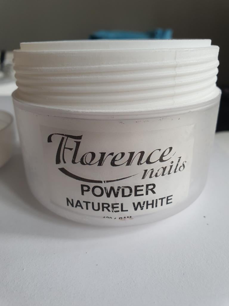 Florence Nails acryl poeder * Naturel White * Nieuw, Wit, Nieuw, Ophalen of Verzenden, Handen en Nagels