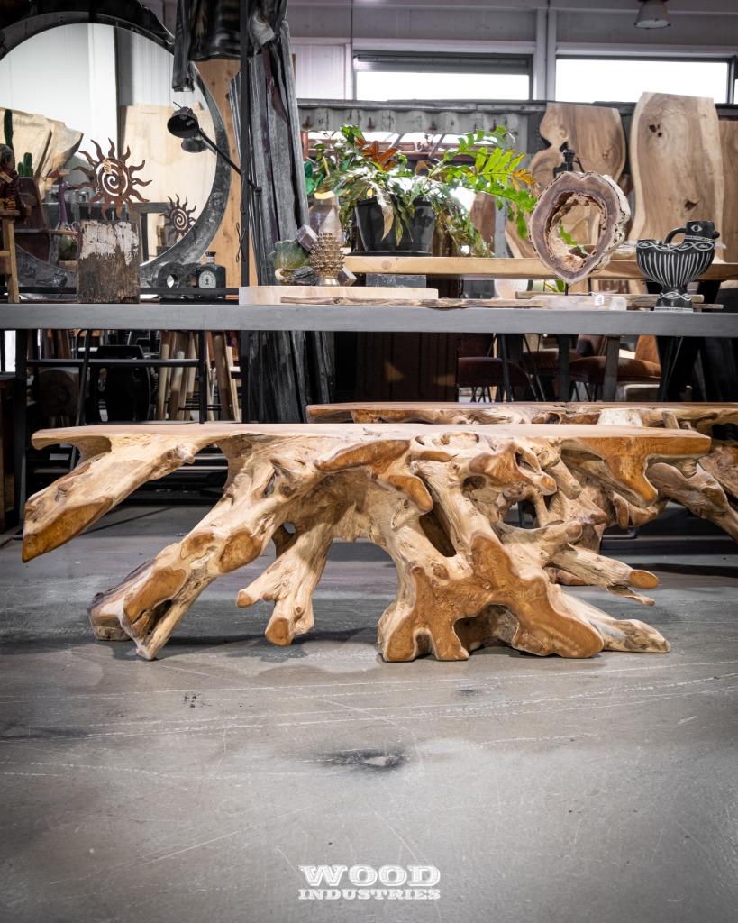 nu 10% korting Unieke Boomstamtafels boomstam tafel eettafel, Ophalen of Verzenden