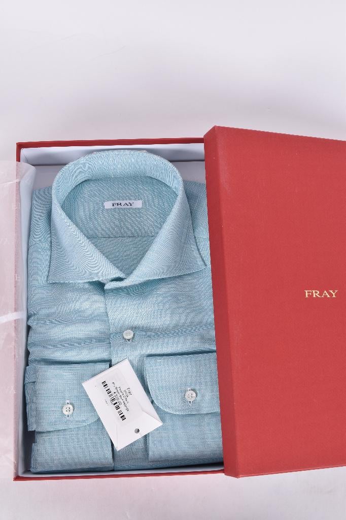 Nieuw shirt overhemd van FRAY katoen hennep maat 42, Kleding | Heren, Overhemden, Blauw, FRAY, Italy, Nieuw